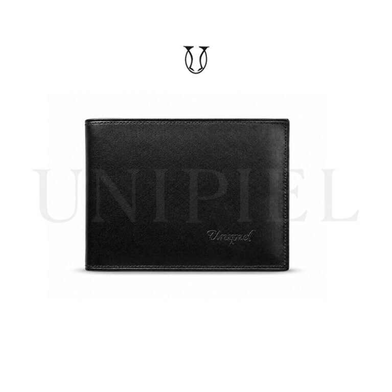 BIC06622001 Billetera cuero Md. washington c/sencillera negro