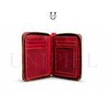 BIC08922005 Billetera de cuero Res rojo 4