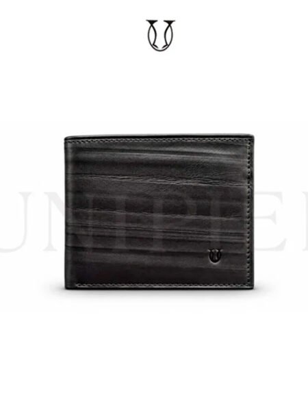 BIC00522001 Billetera caballero Md. triple bisonte guante color negro