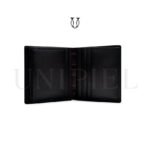 BIC05621001 Billetera caballero Md. 2 cuerpos triple/napa color negro 3