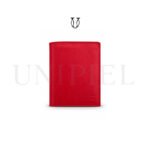 BIC06522012 Billetera cuero Md. 3 cuerpos color rojo 1