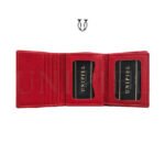BIC06522012 Billetera cuero Md. 3 cuerpos color rojo 2