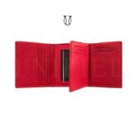 BIC06522012 Billetera cuero Md. 3 cuerpos color rojo 3