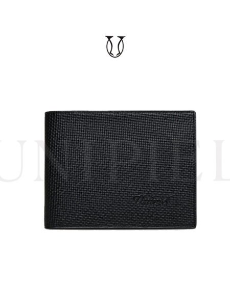 BIC18623106 Billetera caballero Md. triple luxury color negro fish