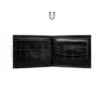 BIC06622001 Billetera cuero Md. washington sencillera color negro 2