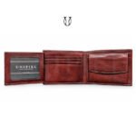 BIC06622234 Billetera cuero washington sencillera color caoba jaspeado 3