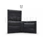 BIC09522001 Billetera de cuero res color negro 3