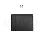 BIC10122001 Billetera de cuero res color negro 1