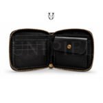 BIC18122001 Billetera de cuero res color negro 2