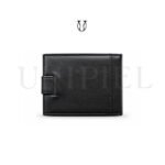 BIC19922001 Billetera de cuero res color negro 4