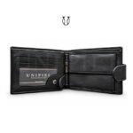 BIC19922001 Billetera de cuero res color negro 2