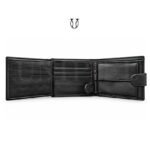 BIC19922001 Billetera de cuero res color negro 3